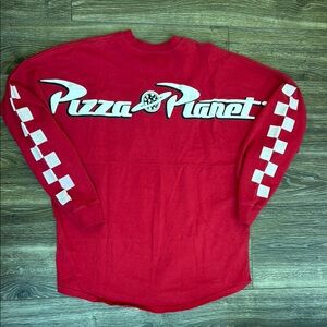 Red Pizza Planet Long Sleeve Shirt